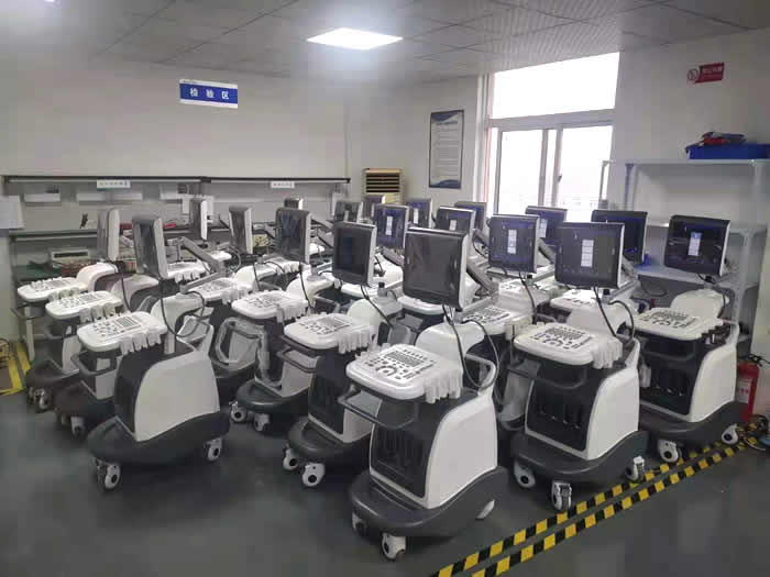 凱爾醫學儀器B超機公司廠房內景一角